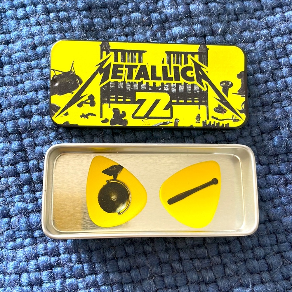New Metallica 72 SEASONS PICK TIN
